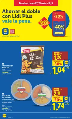 Vista previa HARVEST BASKET Patatas gajo, Patatas gajo crujientes válido desde el 27/07/2026 | Página: 4
