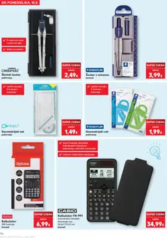 Kalkulator FX-991 znanstveno-tehnički, Casio Kalkulator FX-991 znanstveno-tehnički dimenzije cca. 16,5x7,17x1,1 cm komad - Pregled kataloga iz trgovine Kaufland, vrijedi od 10.08.2026 | Stranica: 36