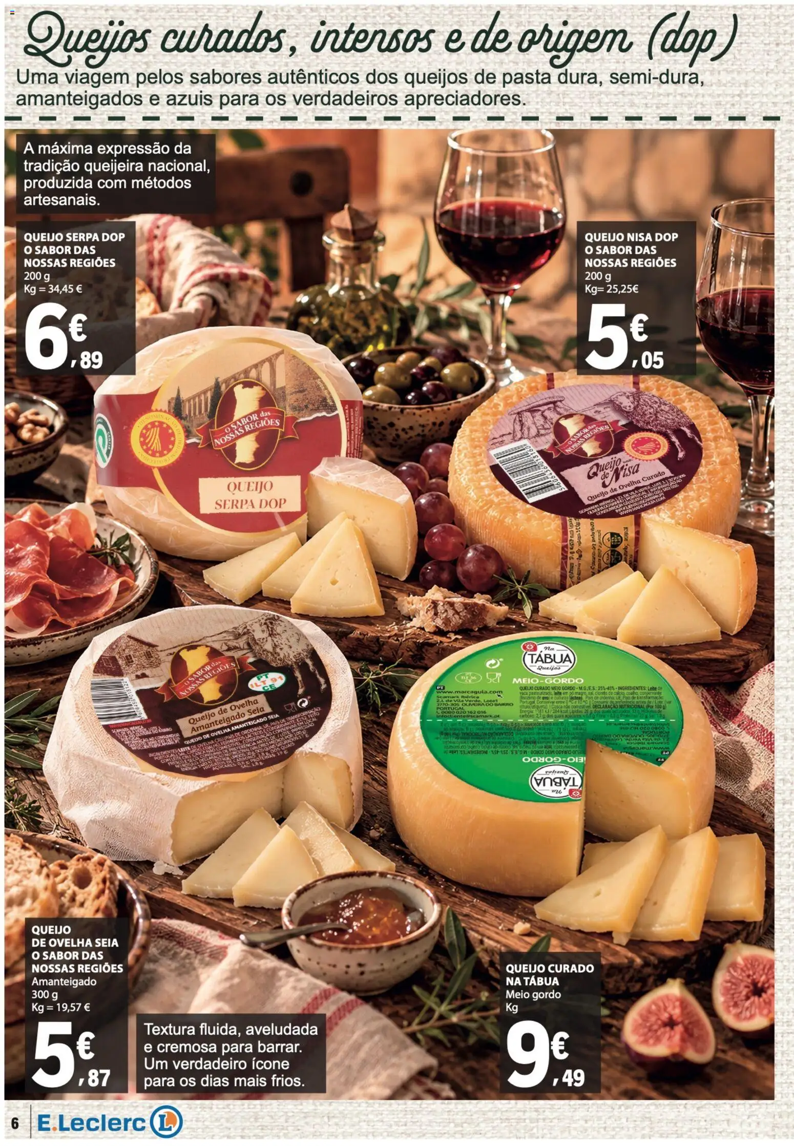 E.Leclerc folheto da Nossa Marca │ válido de 01/11/2026 | Página: 6 | Produtos: Pó, Ingredientes, Queijo de ovelha, Queijo