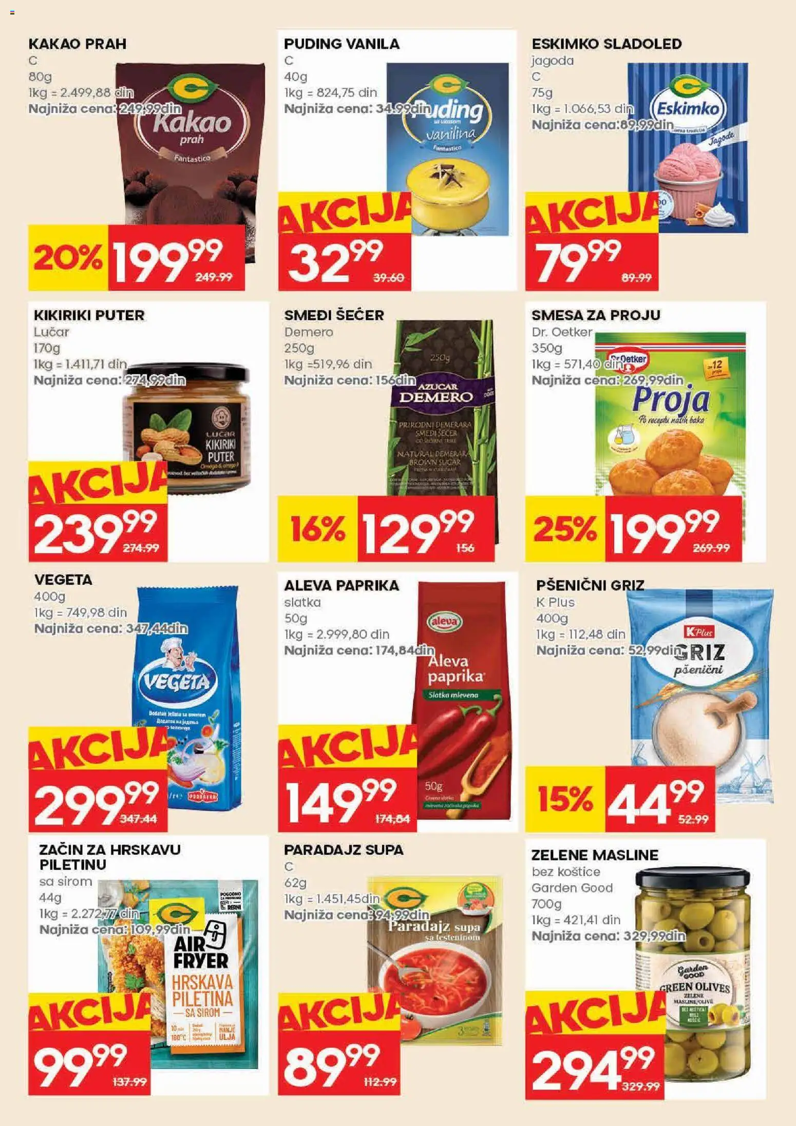 Idea katalog - važi od 11.06.2026 | Strana: 19 | Proizvode: Jagode, Puding, Paprika, Kikiriki