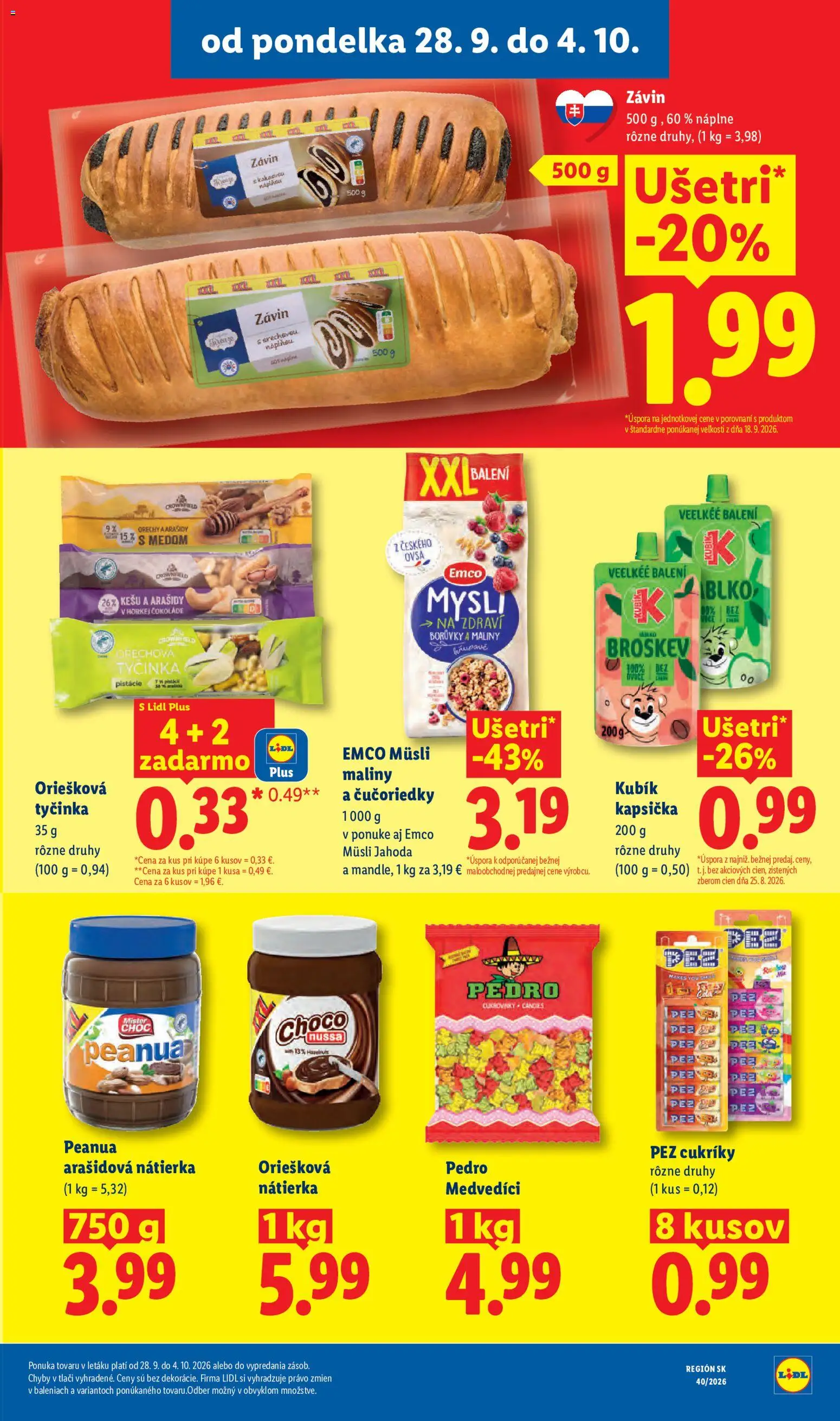Nové Lidl akcie – leták je platný od 28.09.2026 | Strana: 31