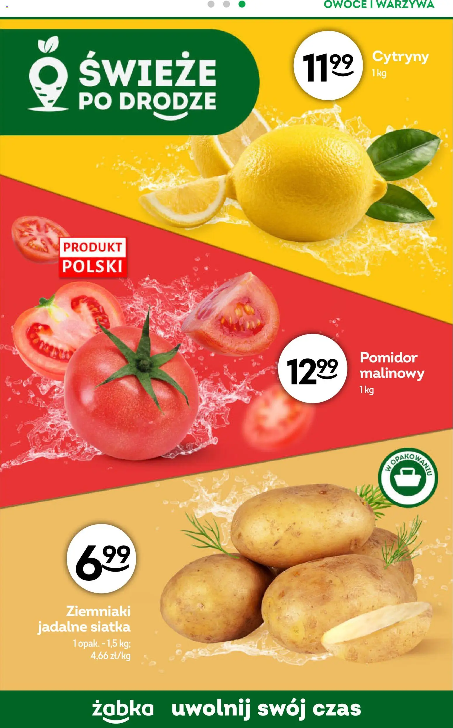 Żabka gazetka - Codzienne produkty od 09.09.2026 | Strona: 8 | Produkty: Pomidor malinowy, Pomidor, Siatka, Warzywa