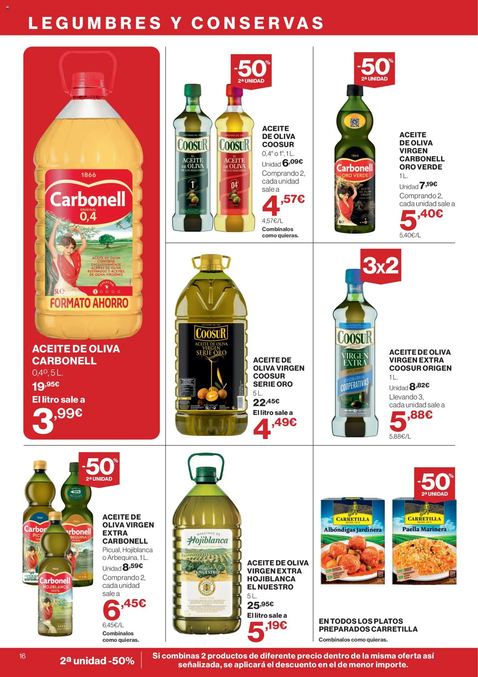 Supercor Península y Baleares │ válido desde el 21.05.2026 | Página: 16 | Productos: Aceite, Jardinera, Aceite de oliva