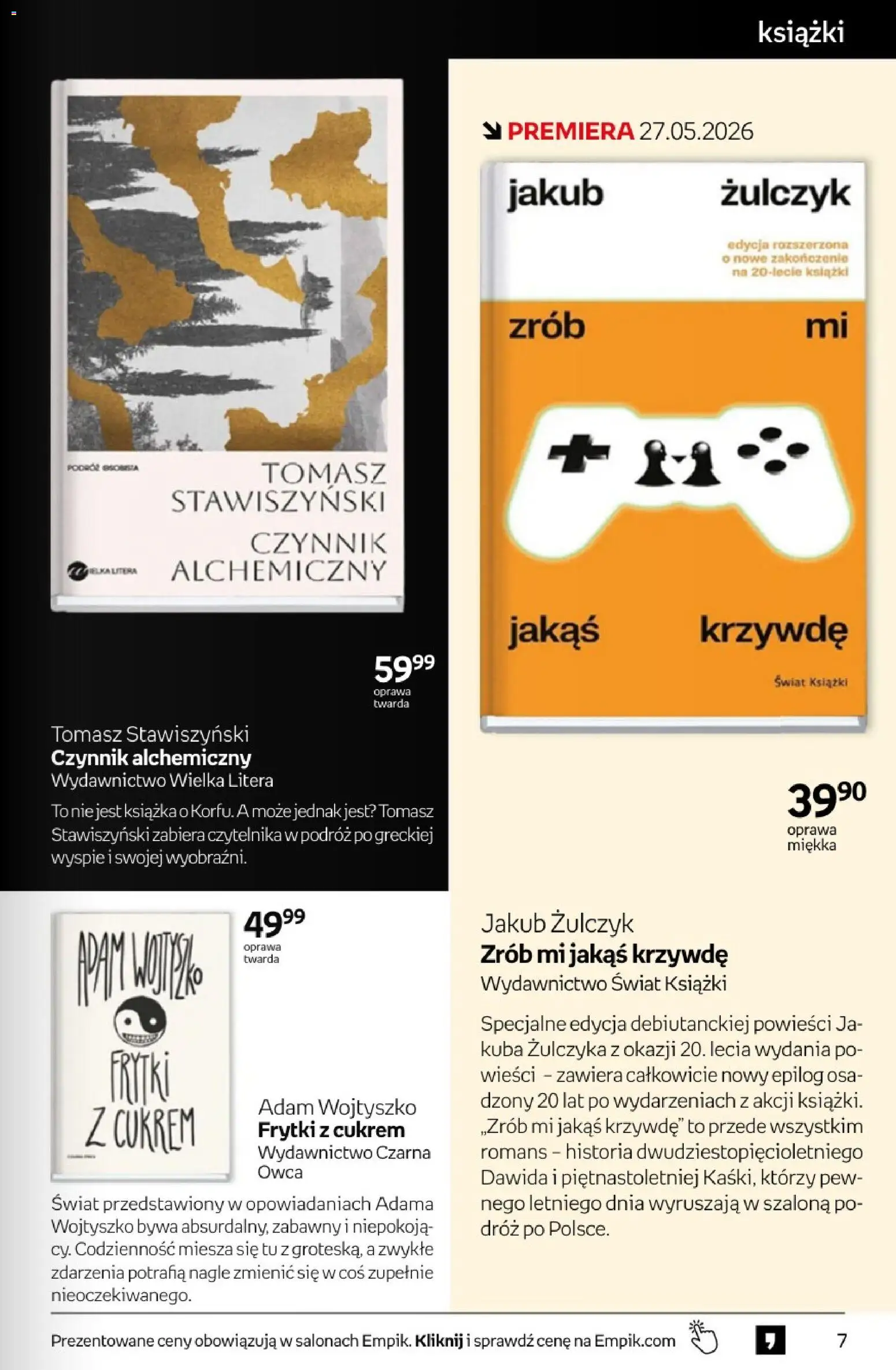 Empik promocje - Tom kultury Książki od 20.05.2026 | Strona: 7