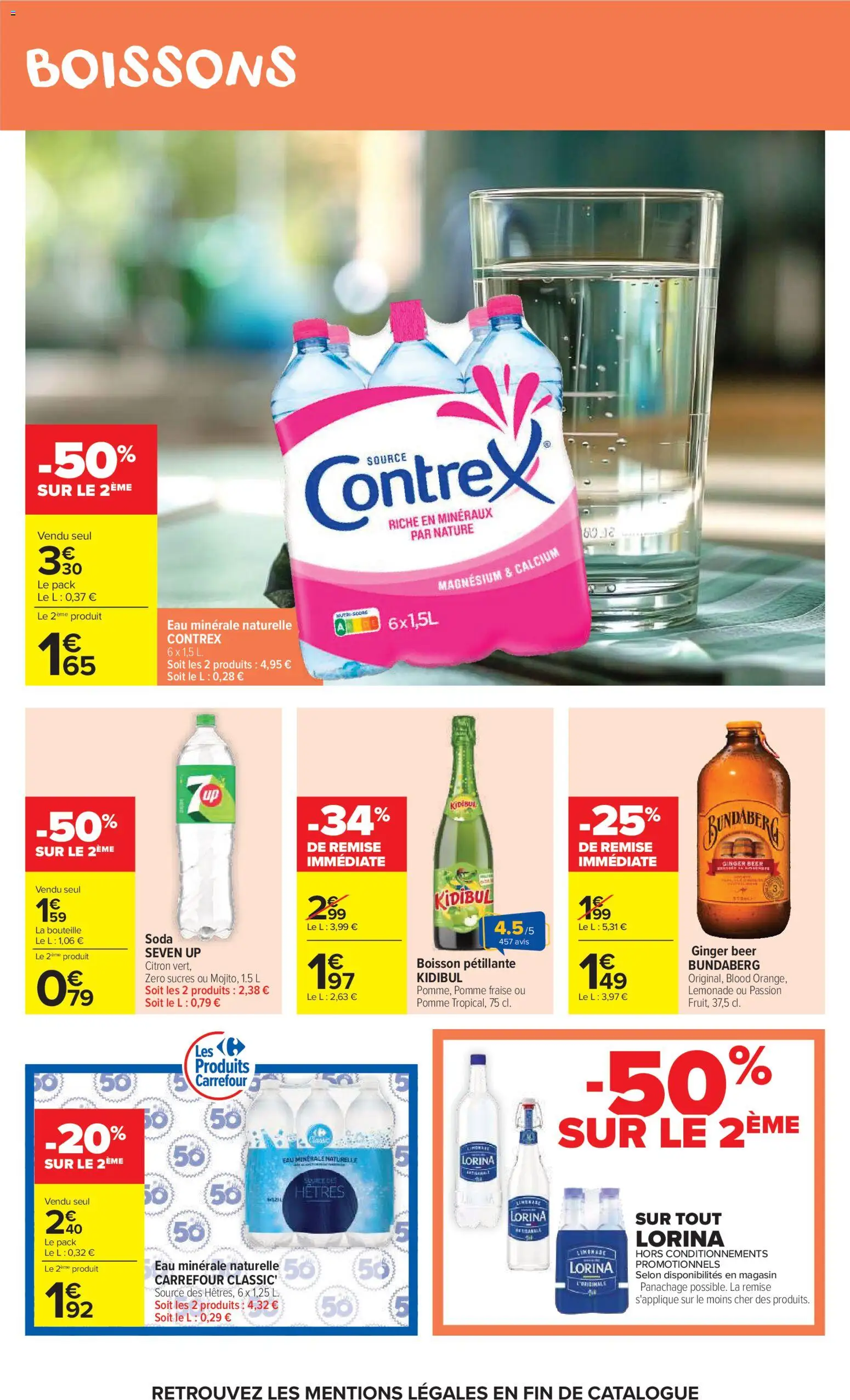 {H1} | Page: 39 | Produits: Fraise, Pomme, Kidibul, Contrex