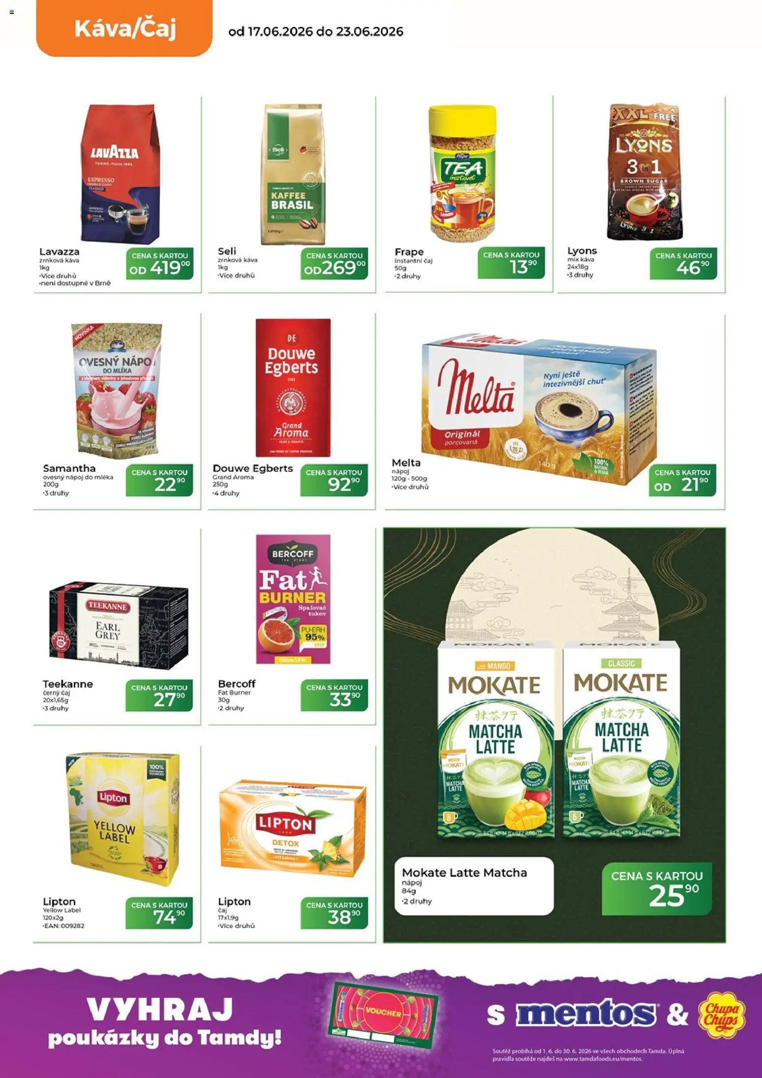 Tamda Foods leták od 17.06.2026 | Strana: 24 | Produkty: Mokate, Douwe Egberts, Melta, Zrnková káva