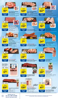 Náhled letáku Tesco Mleté hovězí maso, 500 g, max. 10 % tuku, ochranná atmosféra od 23.09.2026 | Strana: 18