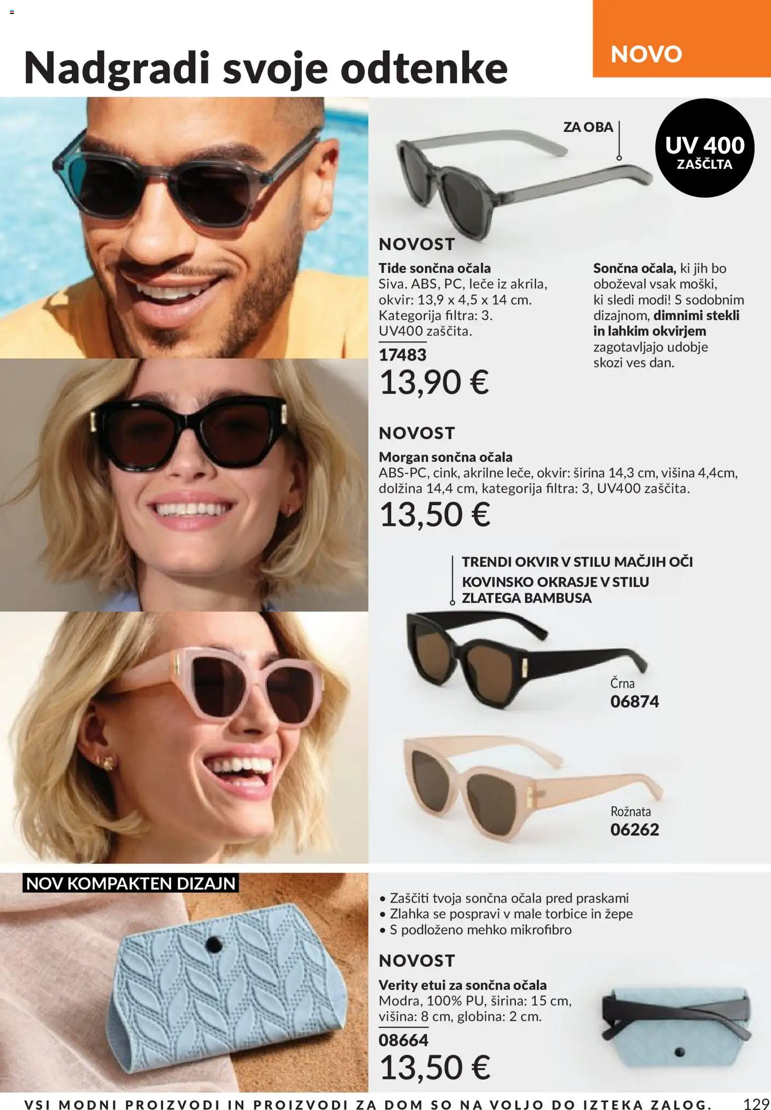 Novi Avon katalog ponudbe – veljaven od 01.06.2026 | Stran: 129 | Izdelki: Okvir, Sončna očala, Ocala