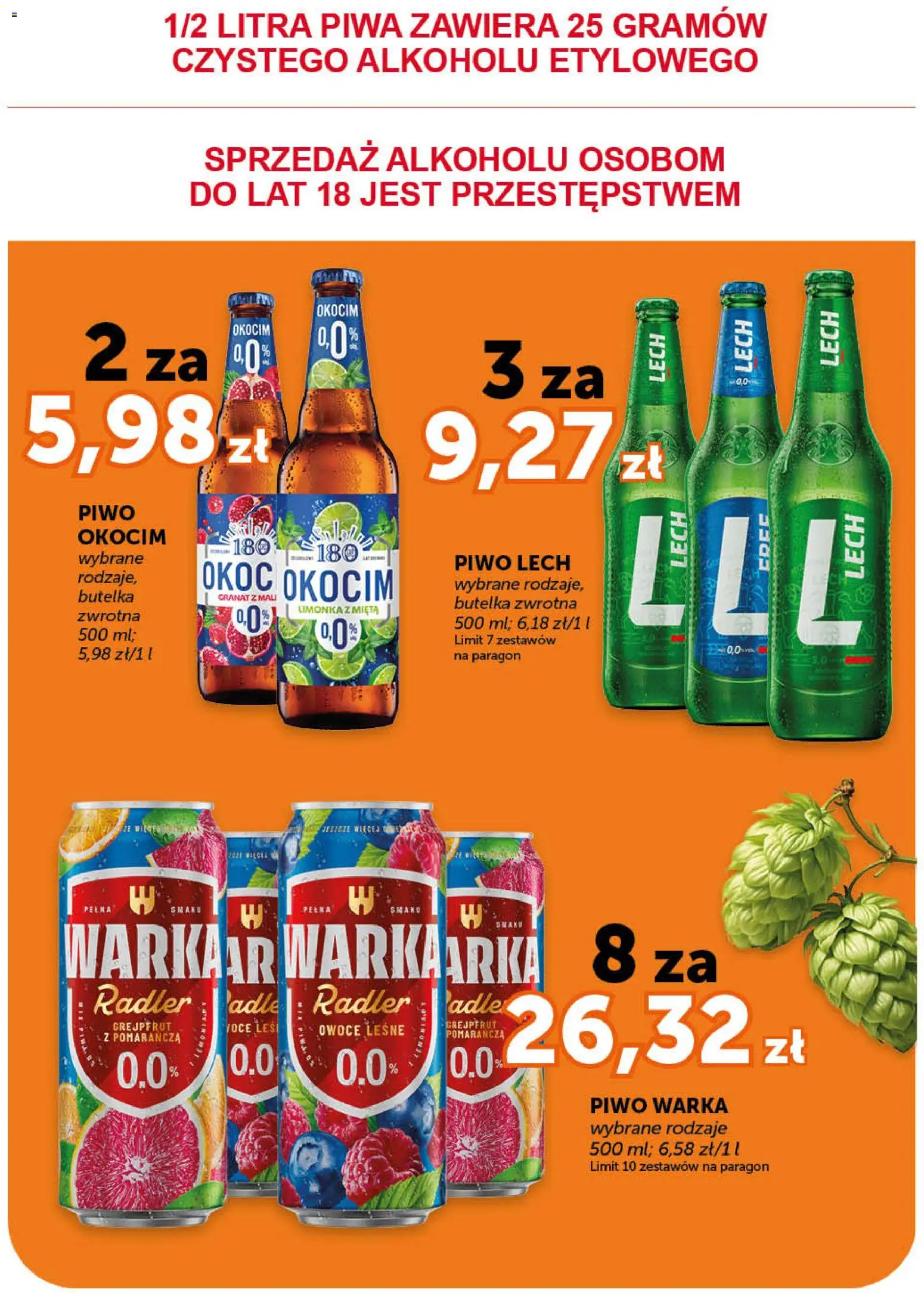 Euro Sklep gazetka - Minimarket od 28.05.2026 | Strona: 14 | Produkty: Warka, Piwo Warka, Grejpfrut, Owoce