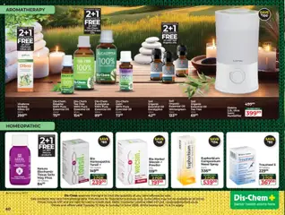Dis-Chem specials catalogue – valid from 12.05.2026 | Page: 39 | Products: Oil, Powder, Tea, Nasal spray
