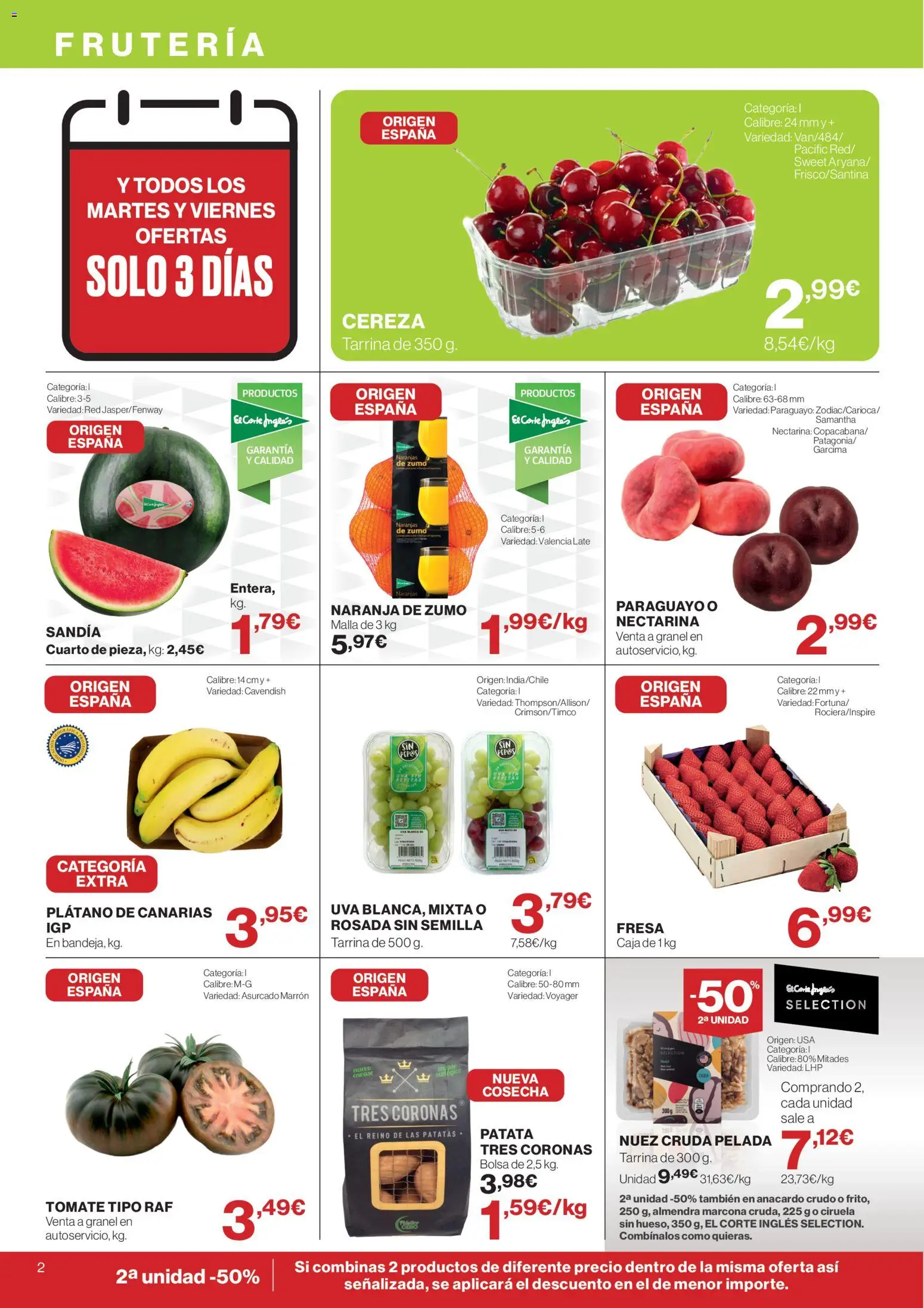Supercor Península y Baleares │ válido desde el 21.05.2026 | Página: 2 | Productos: Naranjas, Bolsa, Sandía, Caja