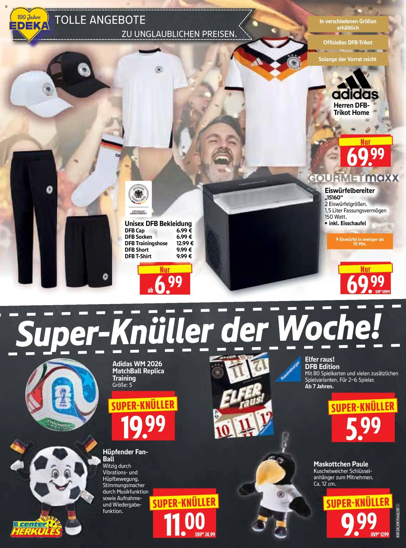 HERKULES Prospekt – gültig ab 08.06.2026 | Seite: 18 | Produkte: Trainingshose, Bekleidung, Socken