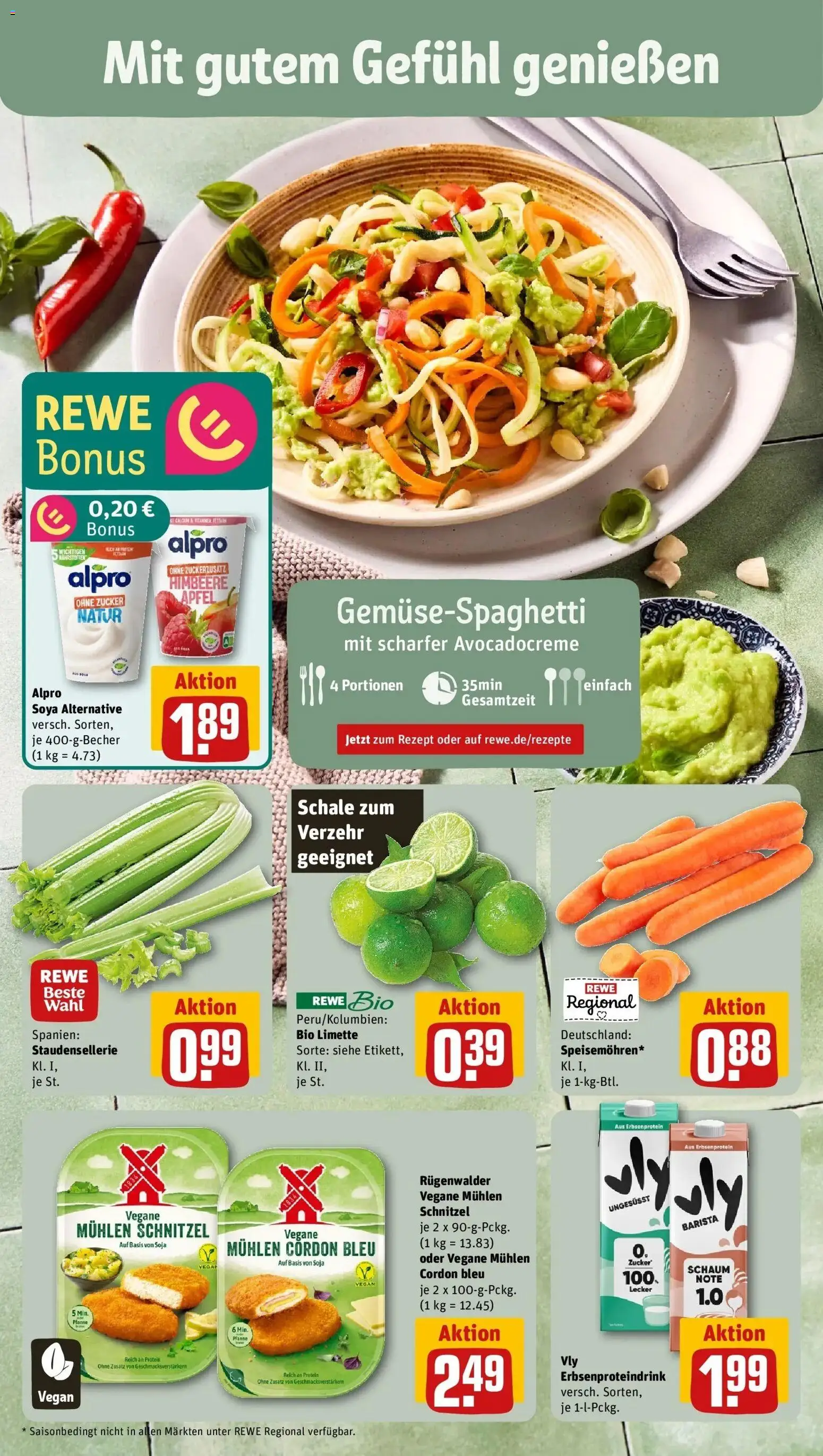 Rewe Prospekt Daun / Pützborn	 – gültig ab 05.04.2026 | Seite: 4 | Produkte: Mühle, Zucker, Limette, Himbeere