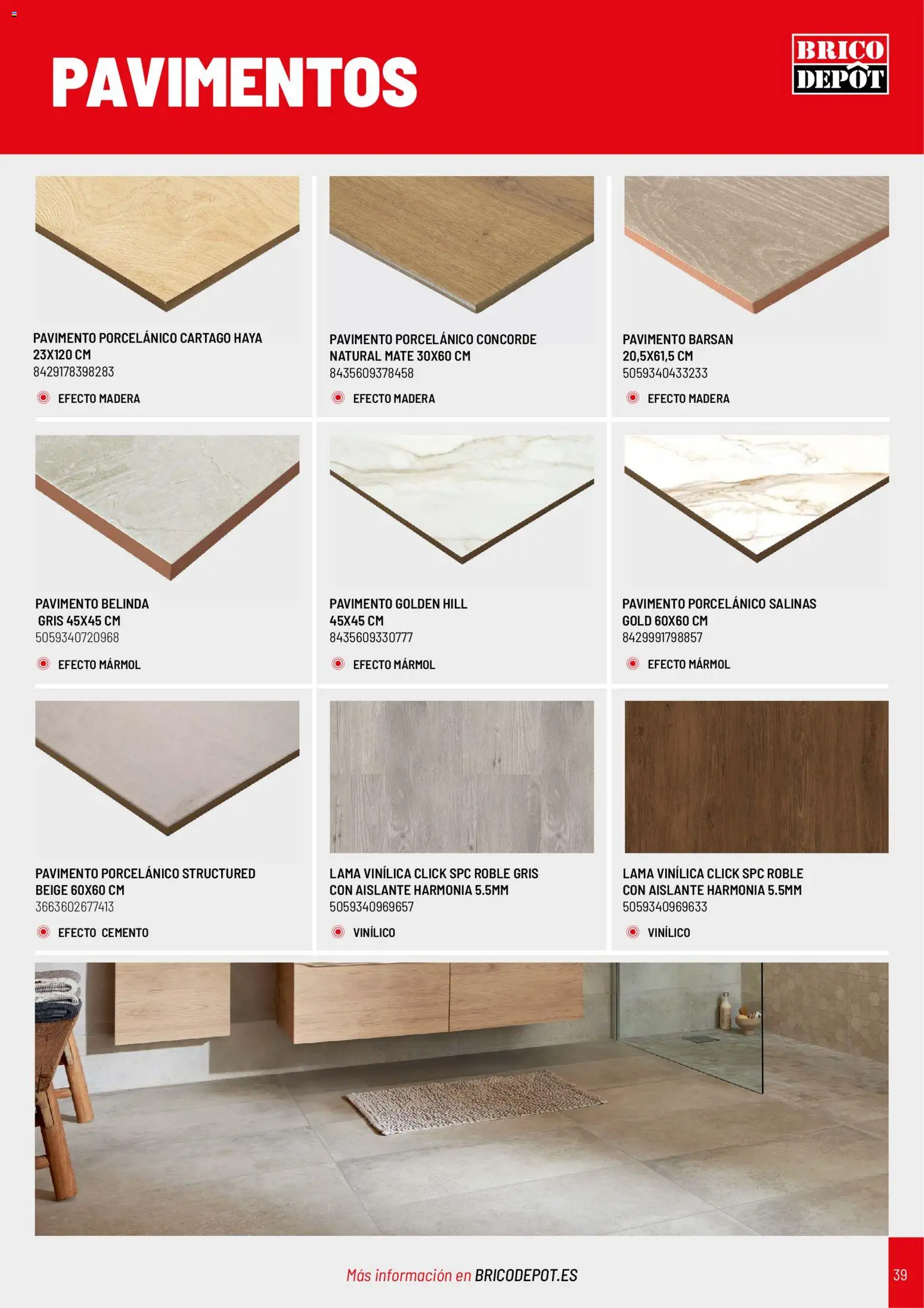 Brico Depôt Baños │ válido desde el 02/03/2026 | Página: 39 | Productos: Cemento