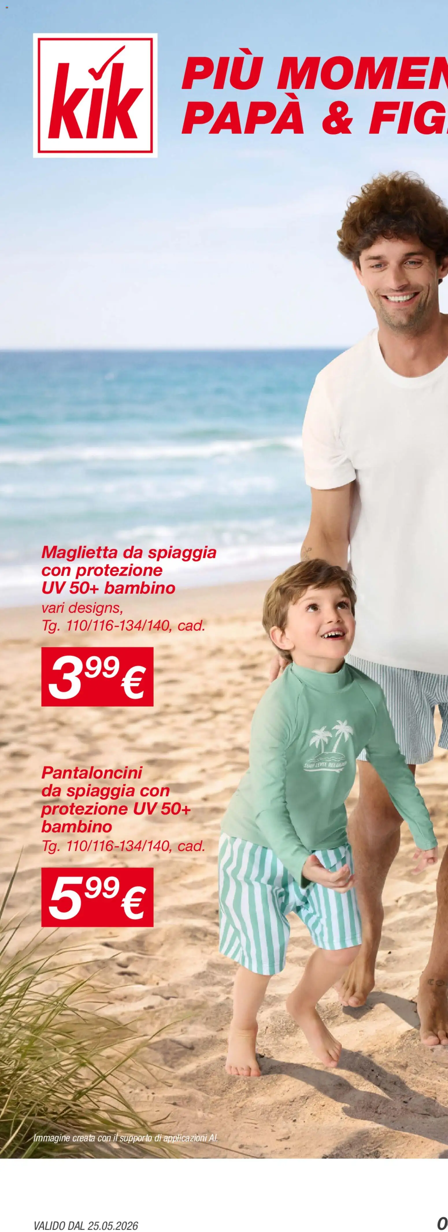 Volantino KiK del 25.05.2026 | Pagina: 10 | Prodotti: Pantaloncini, Maglietta