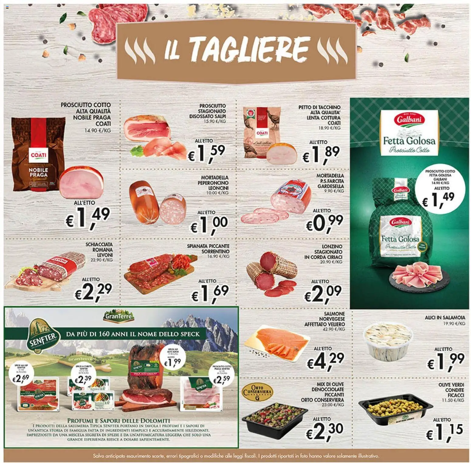 Volantino Coal del 07.05.2026 | Pagina: 11 | Prodotti: Salmone, Tacchino, Prosciutto, Mortadella