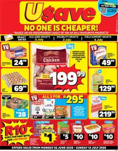 Usave specials catalogue – valid from 22/06/2026