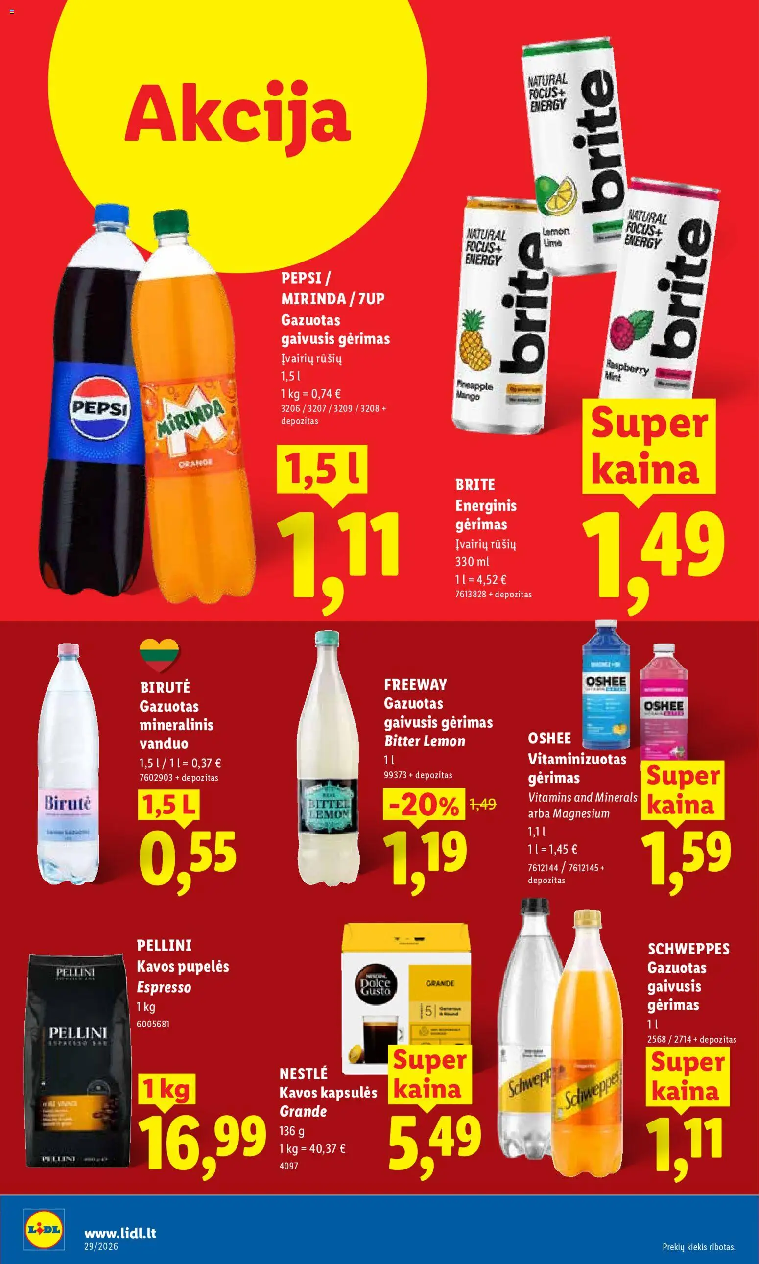 LIDL akcijos nuo 2026.07.13 | Puslapis: 24 | Prekių: Tofu, Paštetas, Vištiena, Jautiena