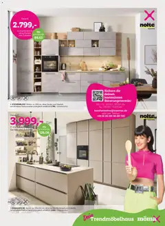 Mömax Prospekt ab 27.07.2026 gültig | Seite: 5 | Produkte: Einbauküche, Küchenblock, Telefon, Uhr