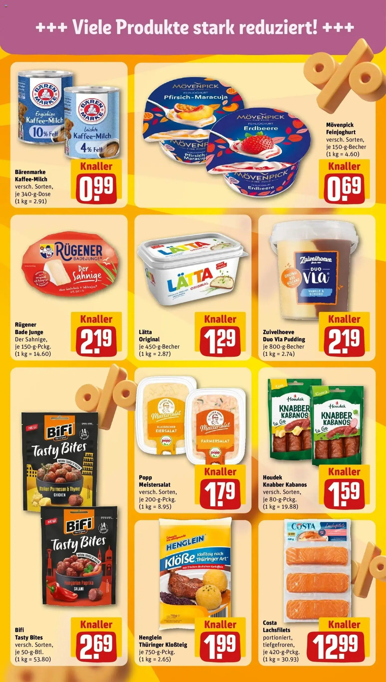 REWE Prospekt ab 07.09.2026 zum Blättern » Angebote | Seite: 13 | Produkte: Pudding, Vanille, Paprika, Pfirsich