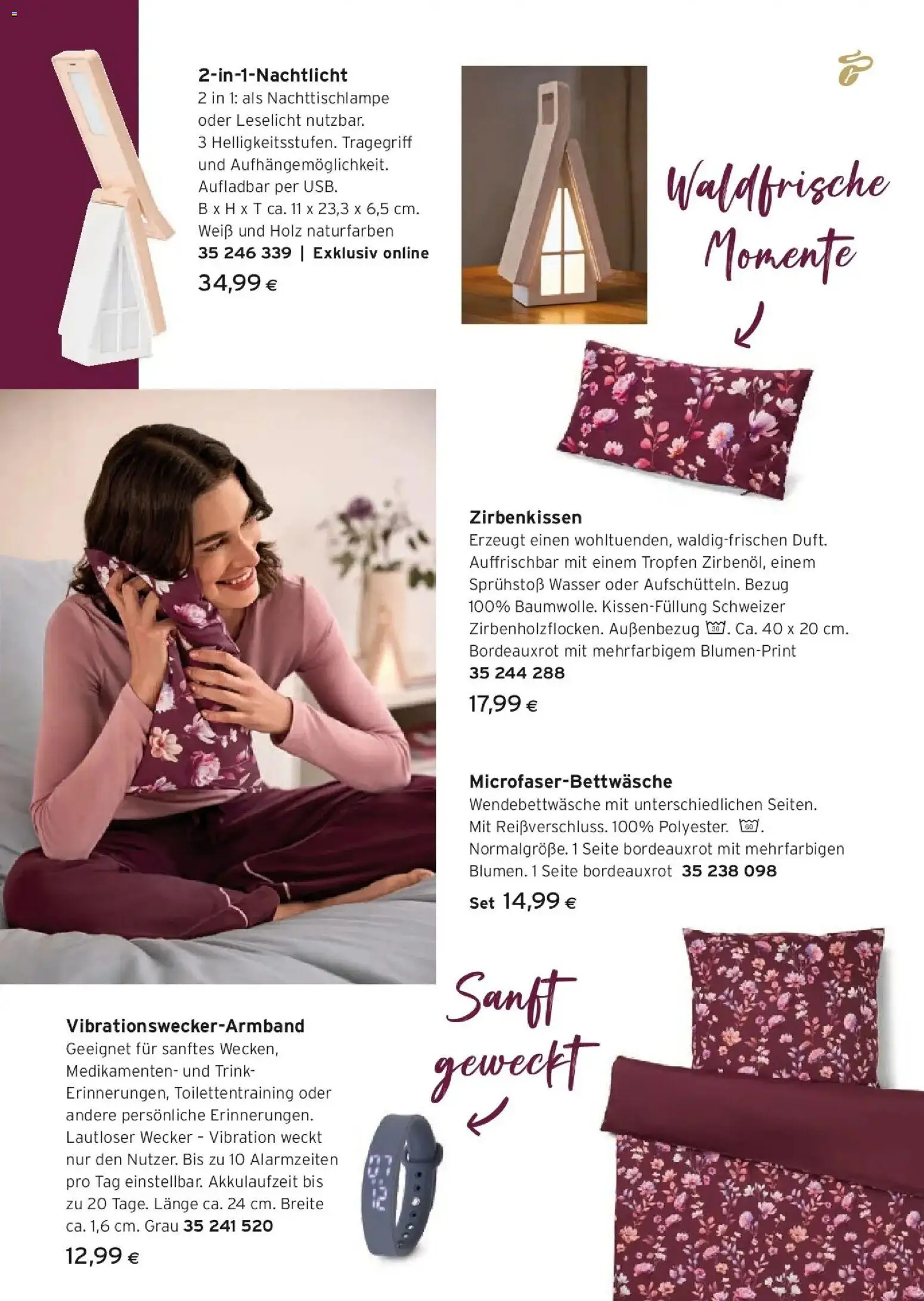 Tchibo Eduscho - Tchibo Magazin von 01.10.2026 - Aktuelle Angebote | Seite: 19 | Produkte: Wasser, Wecker