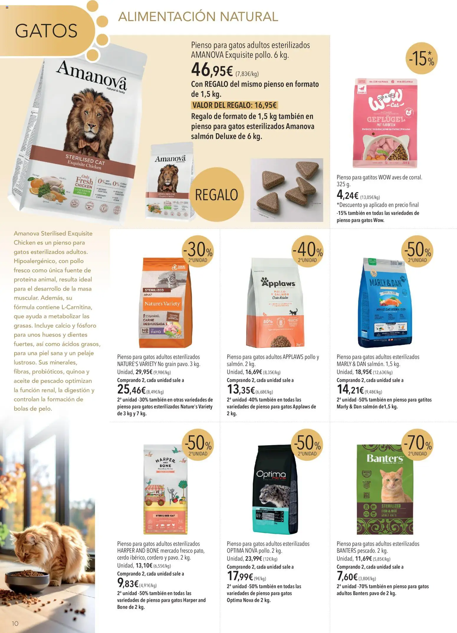 El Corte Inglés Mascota │ válido desde el 01/09/2026 | Página: 10 | Productos: Quinoa, Cordero, Pienso, Pollo