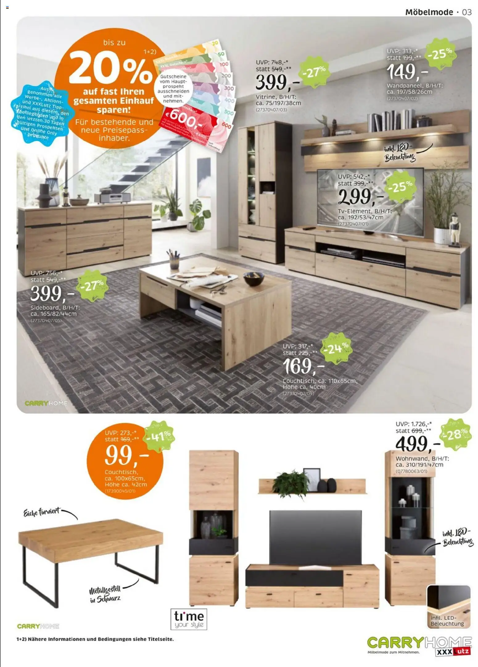 XXXLutz Carry Home gültig ab 08.09.2026 | Seite: 3