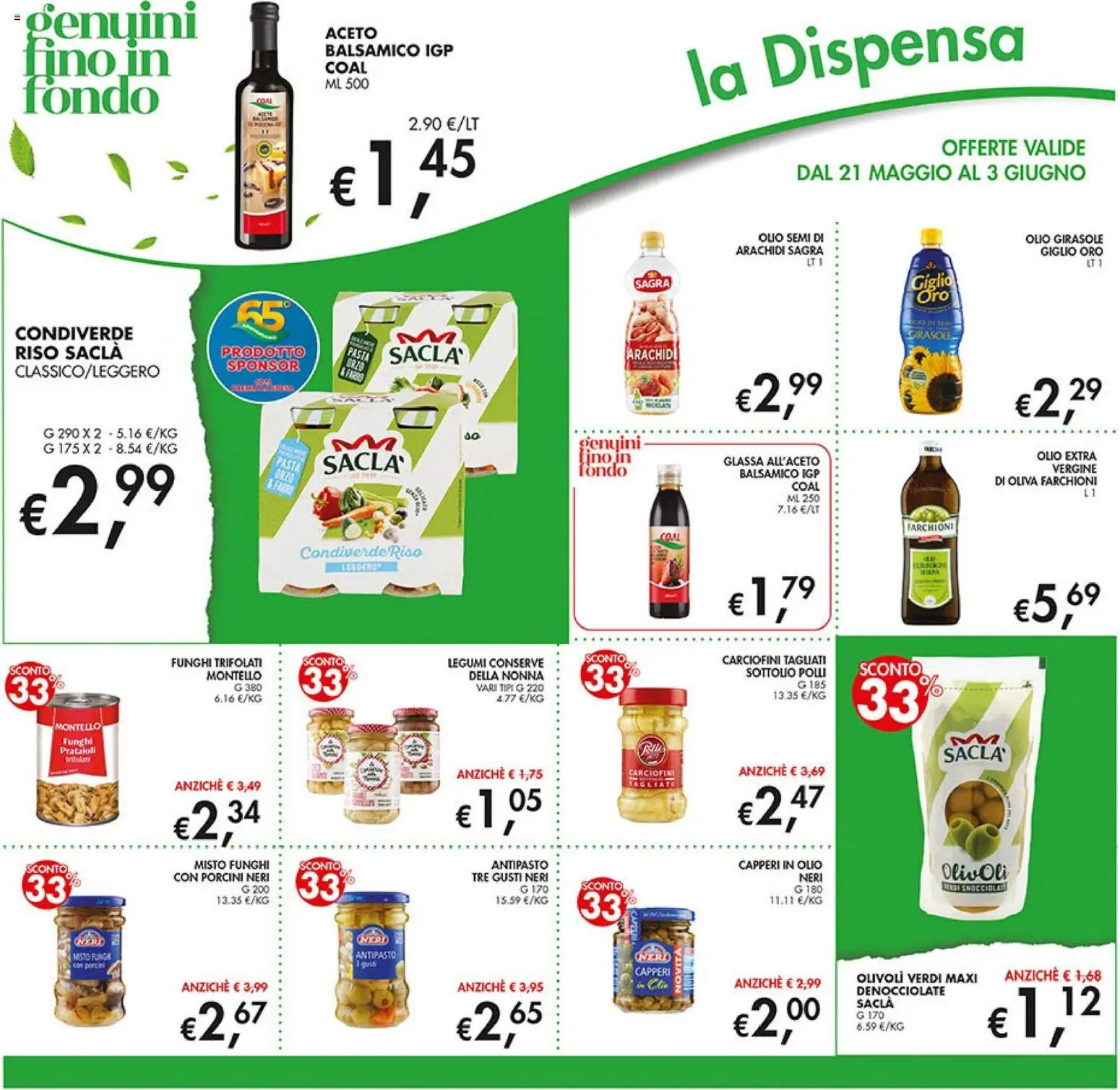 Volantino Coal del 21.05.2026 | Pagina: 22 | Prodotti: Riso, Olio, Arachidi, Glassa