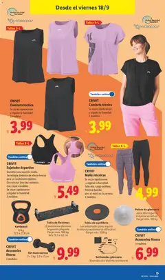 Vista previa Lidl folleto de bazar válido desde el 14/09/2026 | Página: 25 | Productos: Móvil, Leggings, Adaptador