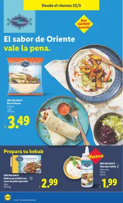 Vista previa 1001 DELIGHTS Relleno para kebab con carne de pollo especiada, 300 g válido desde el 18.05.2026 | Página: 28