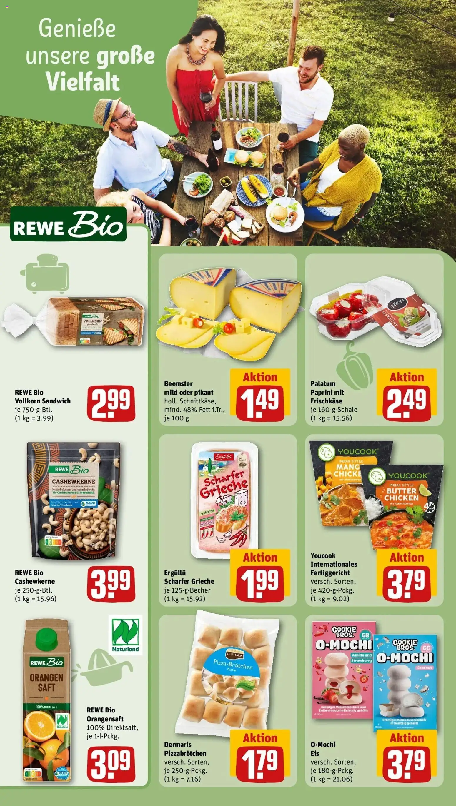 REWE Prospekt ab 31.08.2026 zum Blättern » Angebote | Seite: 24 | Produkte: Youcook, Butter, Orangen, Frischkase