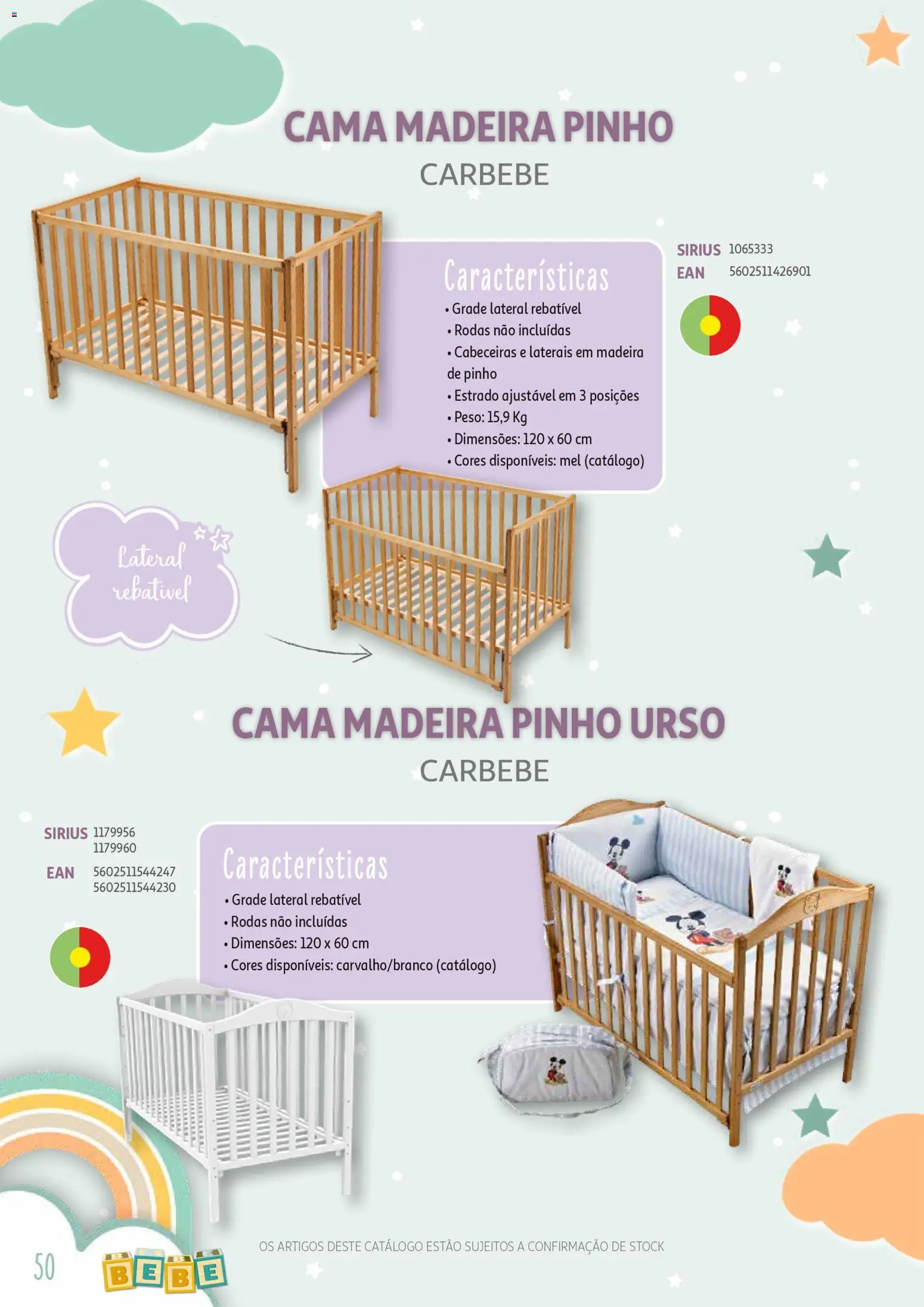 Auchan - Catálogo Puericultura │ válido de 13/01/2026 | Página: 50 | Produtos: Cama, Mel