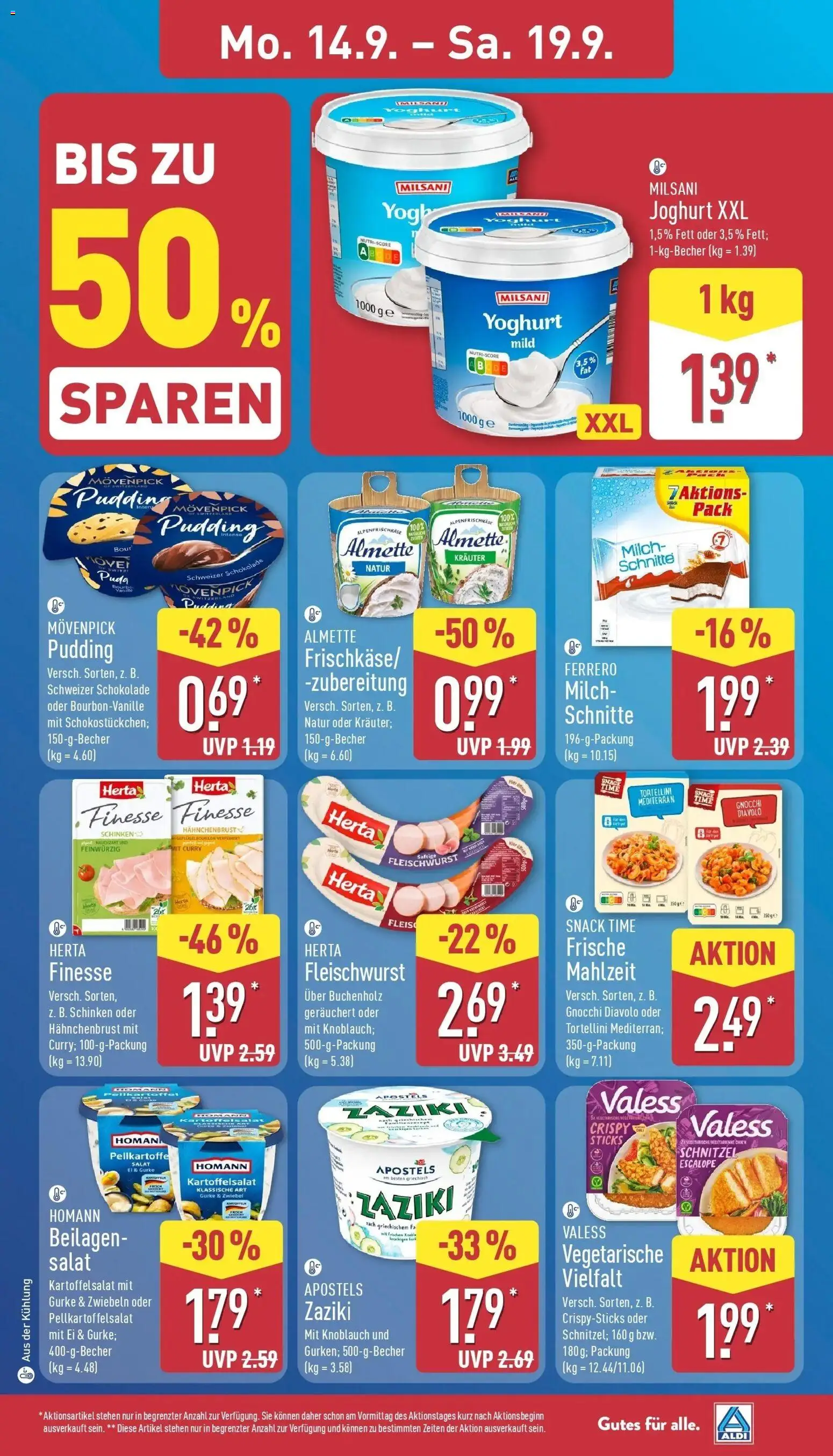 Aldi Aktueller Prospekt (ab 15.09.2026) » Angebote Online | Seite: 5 | Produkte: Gnocchi, Vanille, Zwiebeln, Schinken