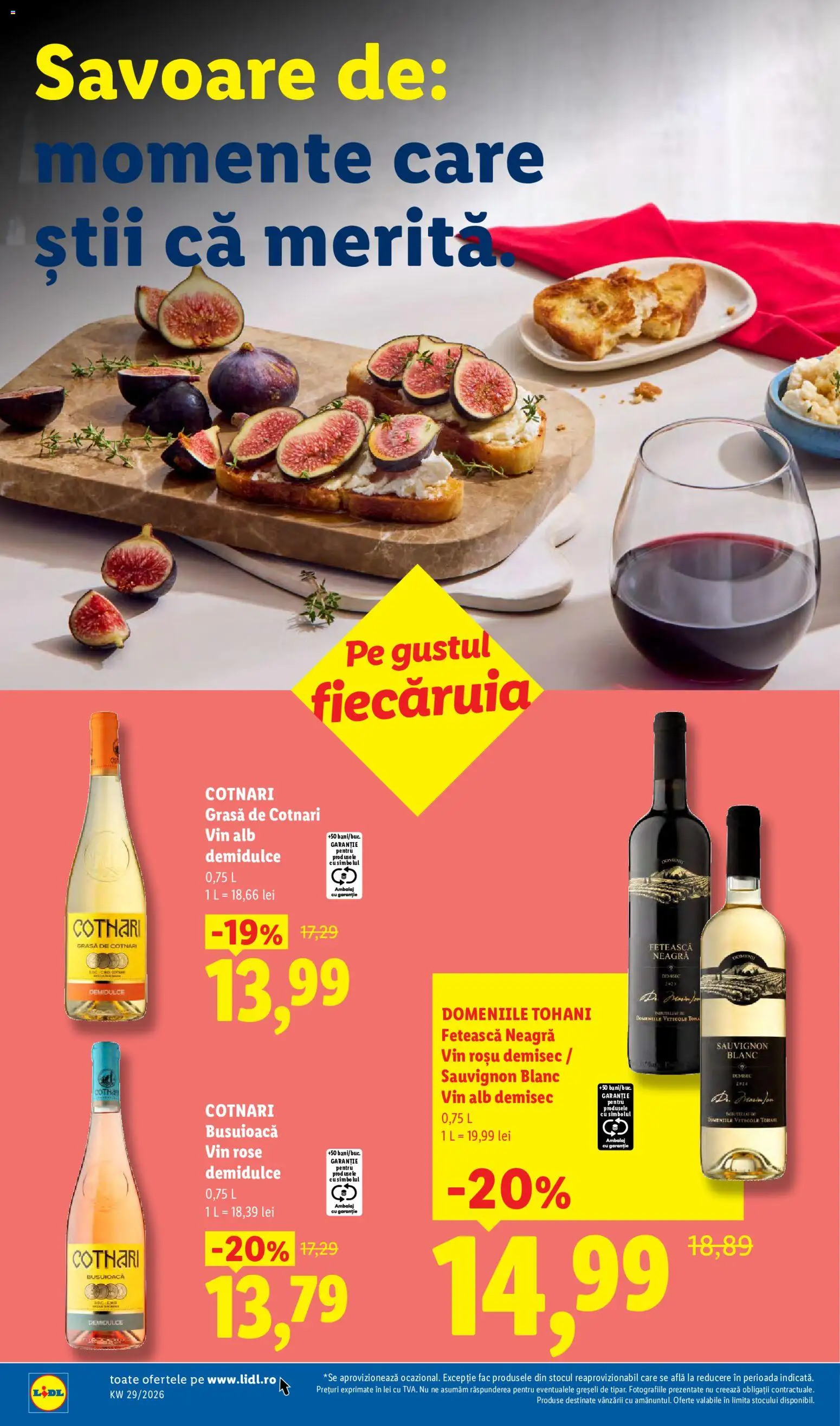Noul catalog Lidl – valabil de la 13.07.2026 | Pagină: 20 | Produse: Vin