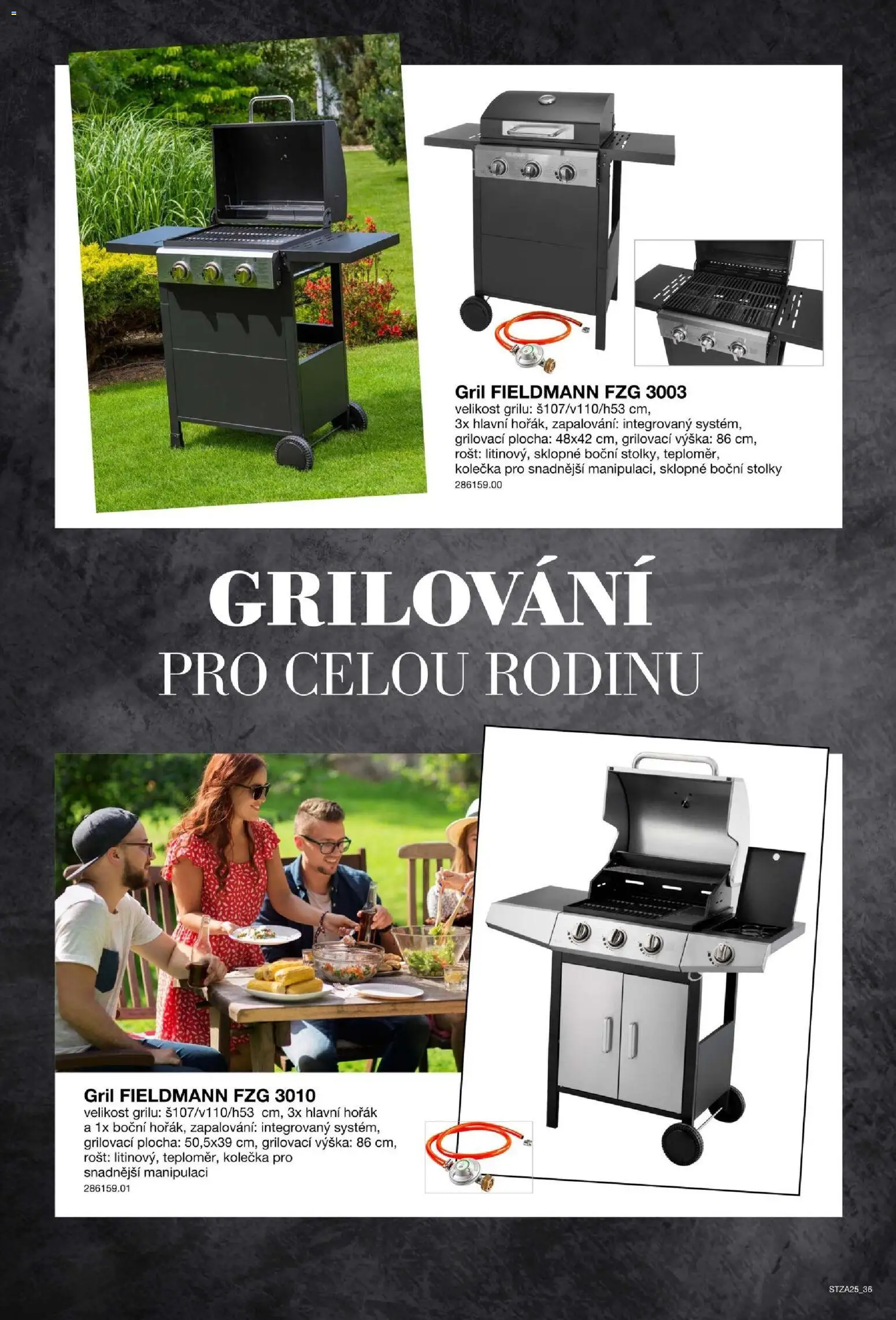 Sconto nábytek katalog - Zahradní speciál od 01.01.2026 | Strana: 36 | Produkty: Grilování, Gril, Rošt
