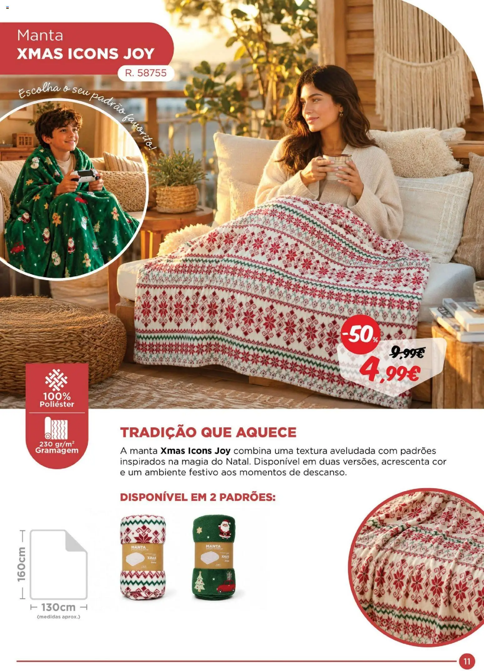Espaço Casa Catálogo de Mantas 2026 │ válido de 28/10/2026 | Página: 11 | Produtos: Manta