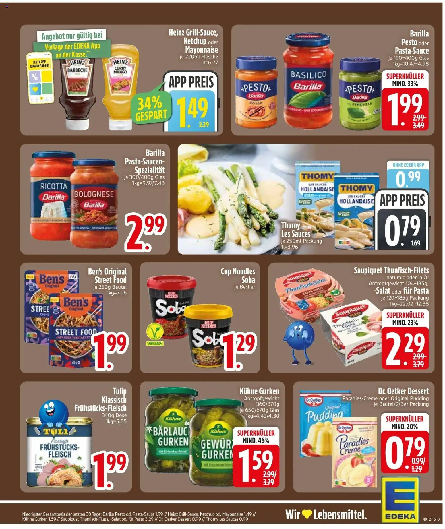 Edeka prospekt Murnau – gültig ab 17.05.2026 | Seite: 16 | Produkte: Thunfisch, Creme, Pasta, Ketchup