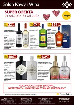 Pogląd oferty "Sużyw gazetka - Salon kawy i wina" - ważna od 01.05.2026