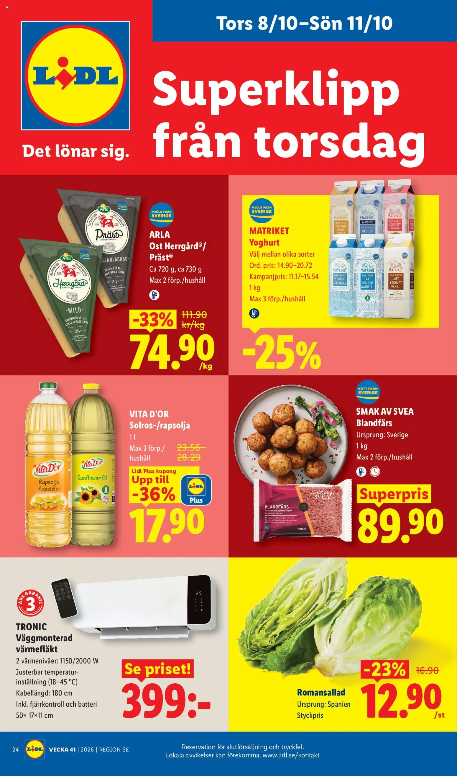 Lidl reklamblad aktuell från 05/10/2026 | Sida: 29