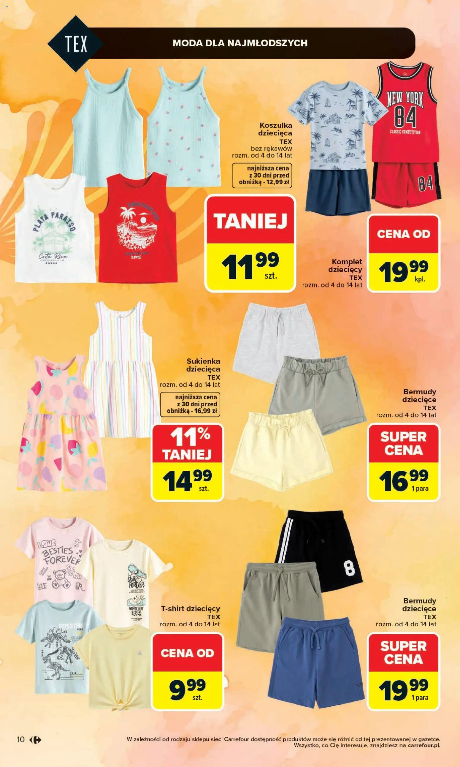 Carrefour gazetka - Stylizacje na letnie okazje od 01.06.2026 | Strona: 10 | Produkty: Sukienka