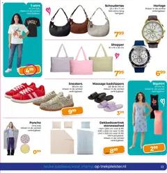 Trekpleister folder - Voorbeeld van een folder van Trekpleister, geldig van 21.04.2026 | Pagina: 37 | Producten: Poncho, Sneakers, Horloge
