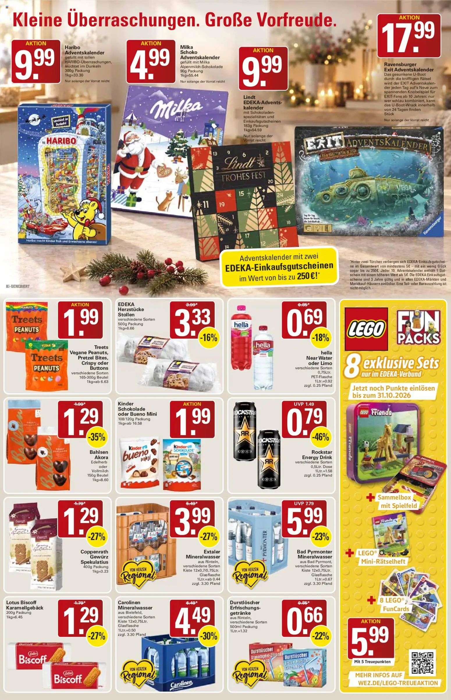 WEZ Prospekt – gültig ab 19.10.2026 | Seite: 13 | Produkte: Haribo, Spezialitäten, Hella, Lindt