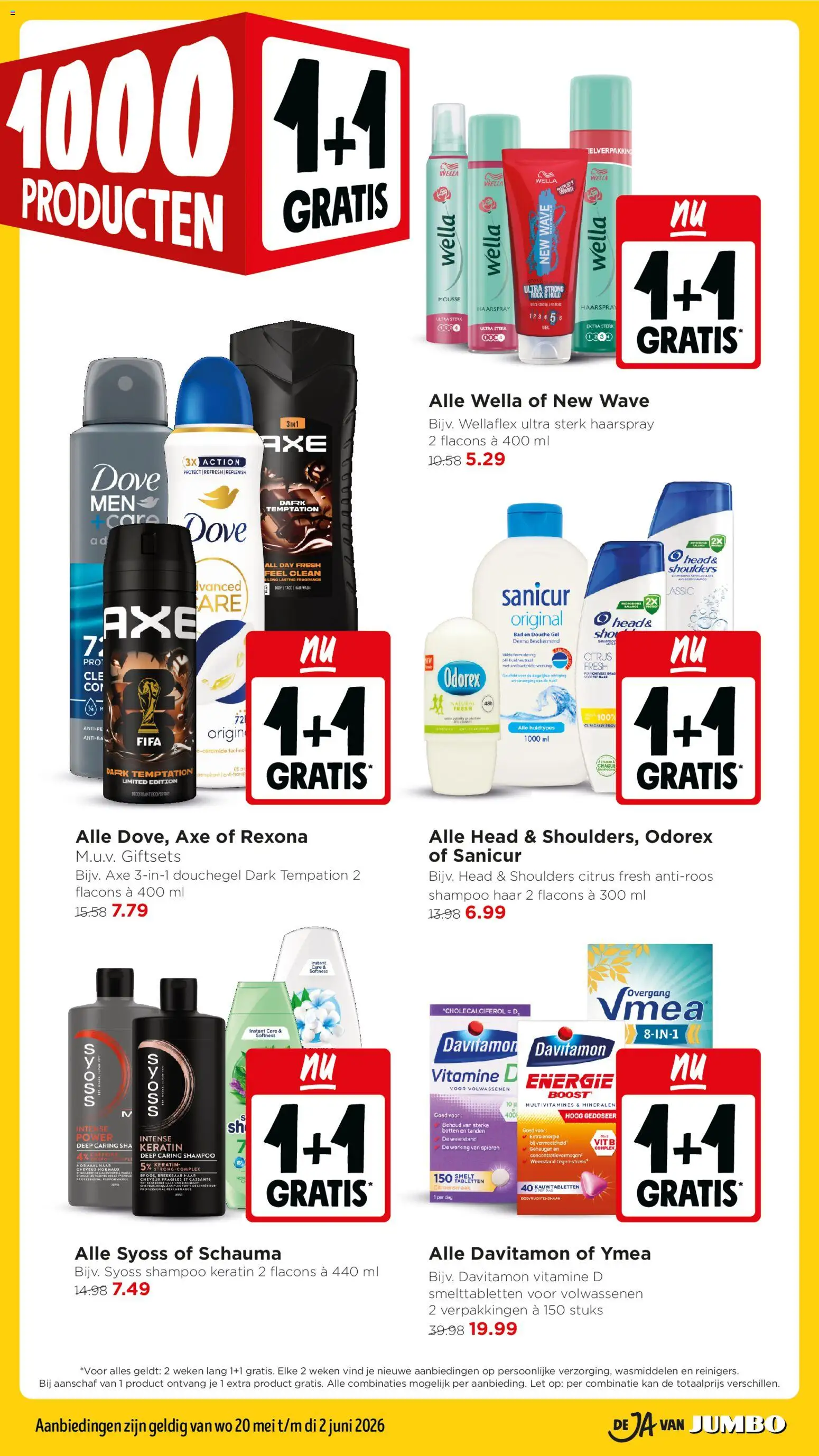 {H1} | Pagina: 15 | Producten: Deodorant, Kan, Vitamine D, Haarspray