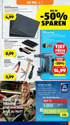 Hofer Flugblatt ab 03.07.2026 gültig | Seite: 25 | Produkte: USB, Ventilator