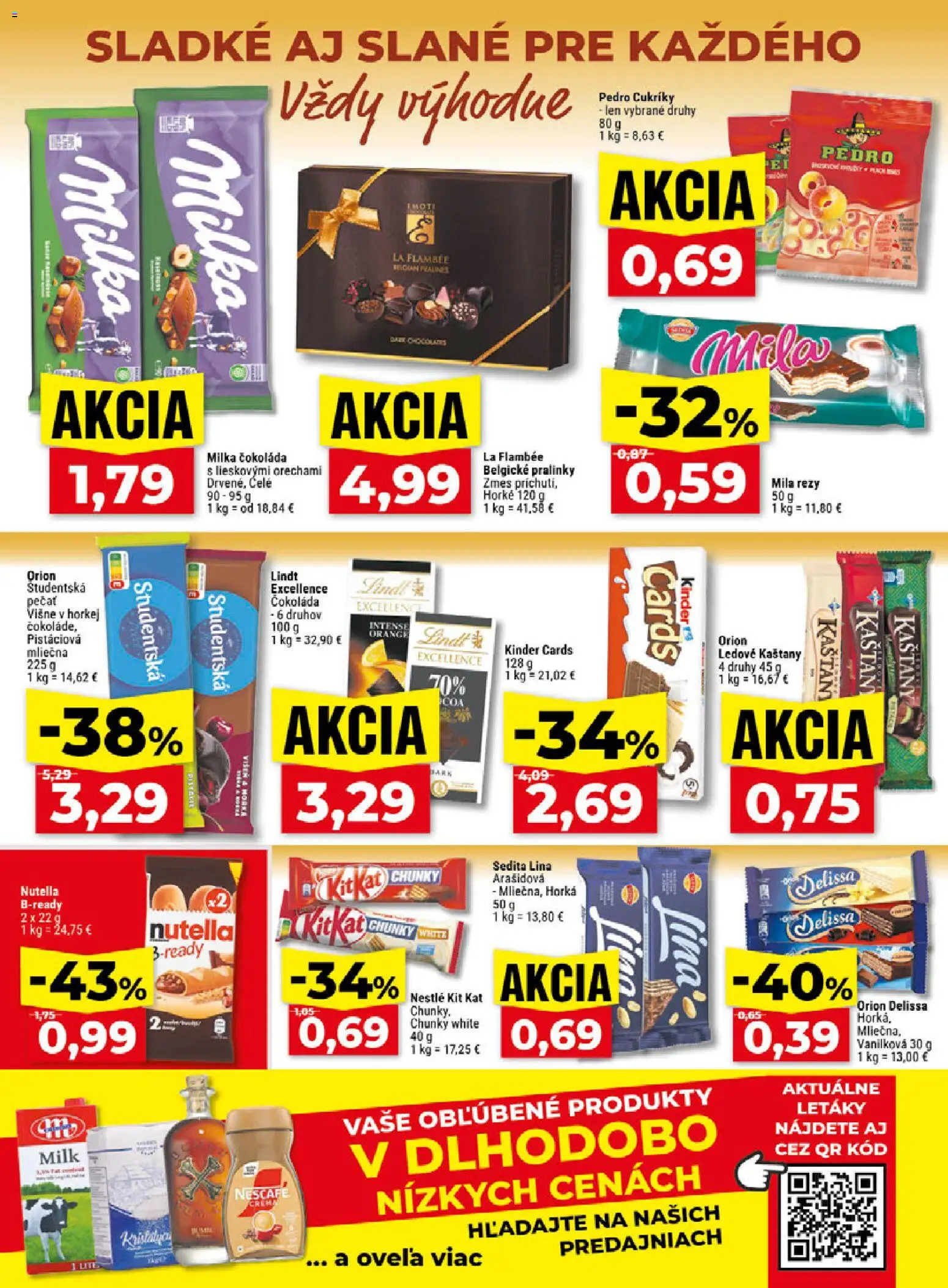 Nové Klas akcie – leták je platný od 19.10.2026 | Strana: 17 | Produkty: Lindt, Kinder, Čokoláda, Višne