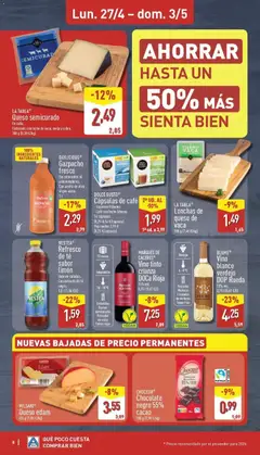 Vista previa NESTEA® Refresco de té sabor limón, Bajo en calorías. Con extracto de té negro. 1,5 l válido desde el 27.04.2026 | Página: 8 | Productos: Leche, Aceite de oliva, Gazpacho, Φρυγανιές σικάλεως