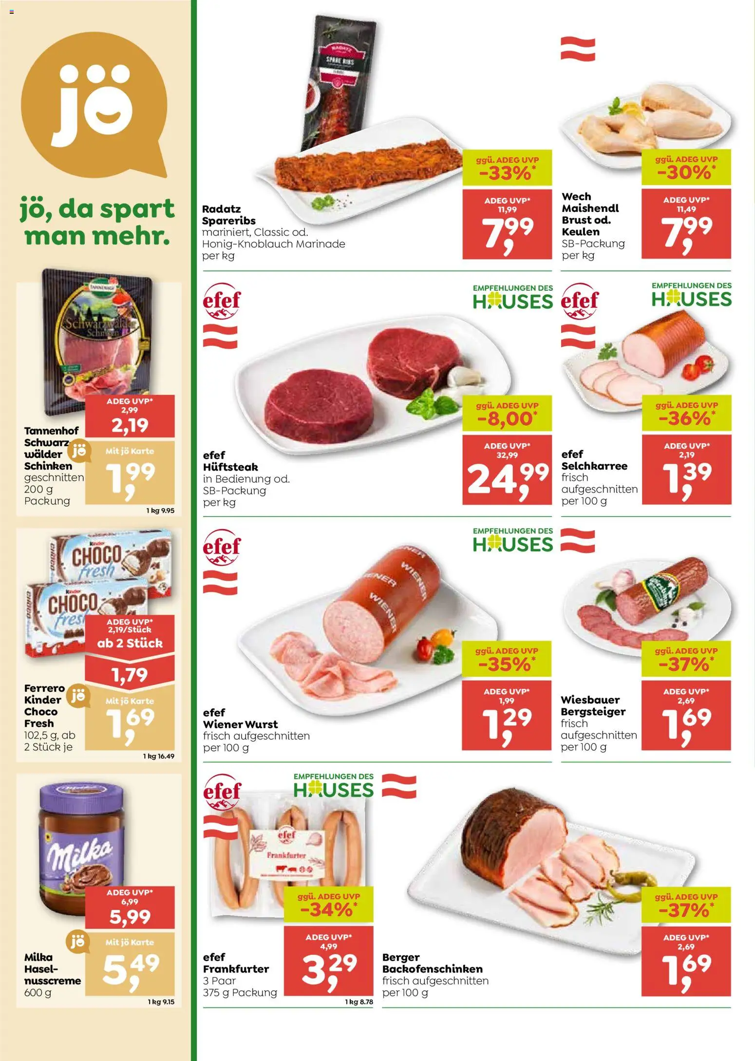 ADEG Flugblatt gültig ab 23.07.2026 | Seite: 4 | Produkte: Wurst, Schinken
