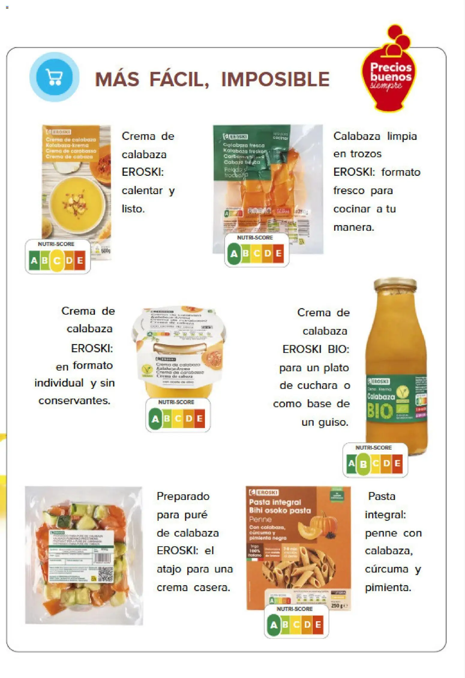 Caprabo Revista │ válido desde el 01/10/2026 | Página: 14 | Productos: Puré, Calabaza, Pasta, Crema