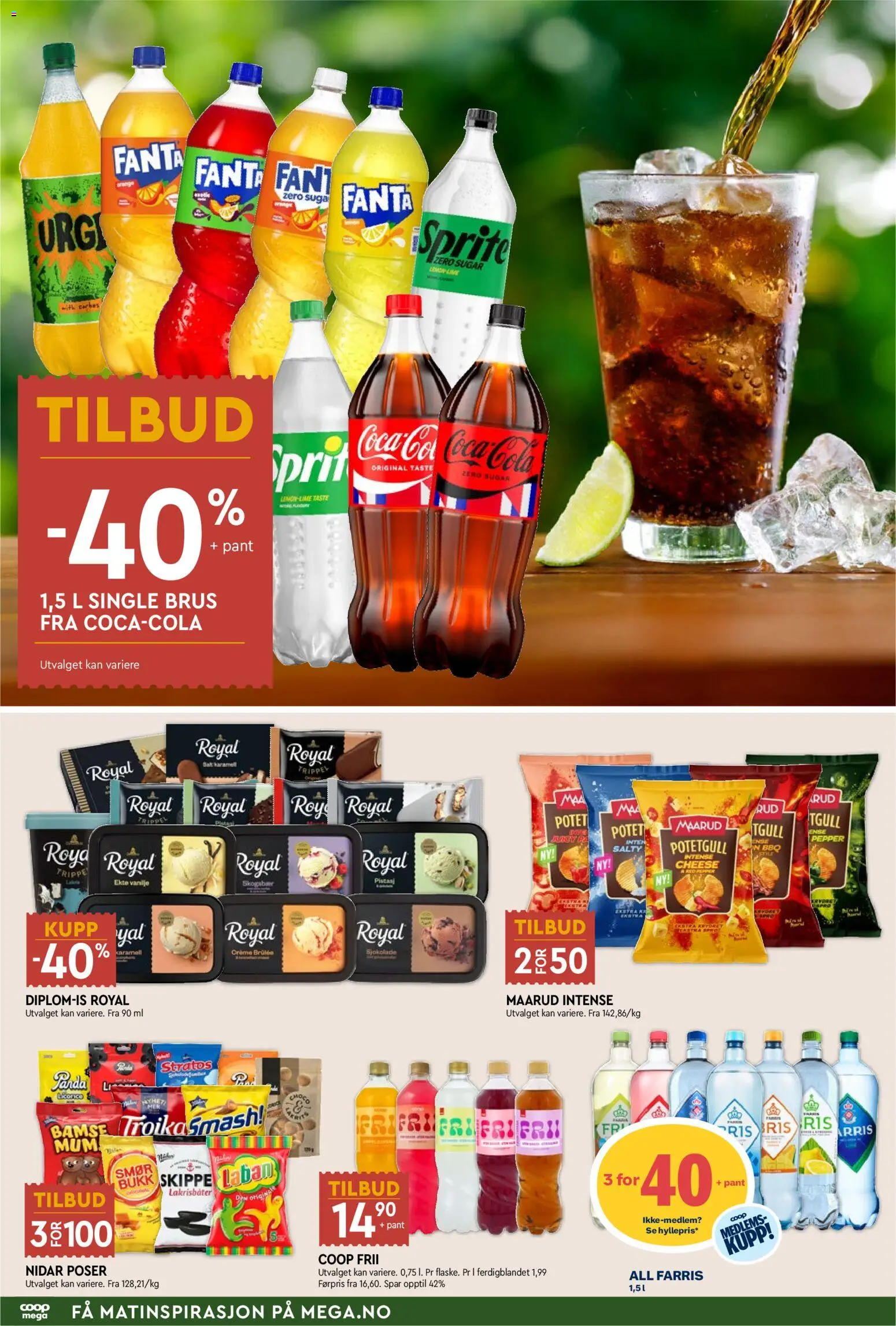 {H1} | Side: 6 | Produkter: Håv, Smør, Brus, Lime