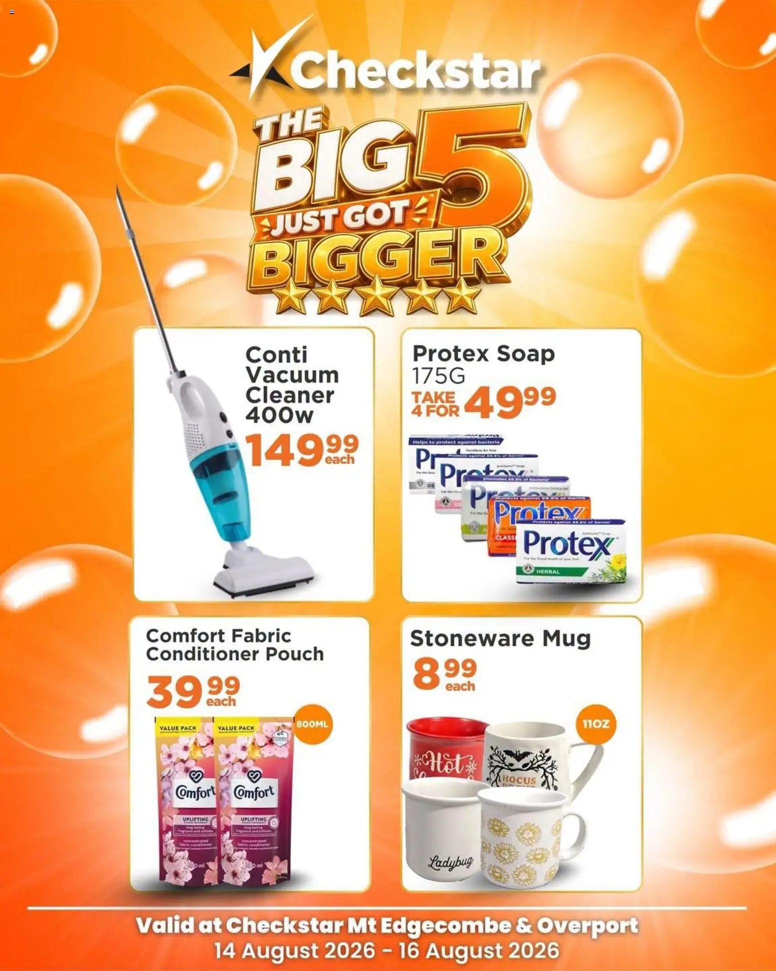 New Check Star catalogue – valid from 14/08/2026 | Page: 2 | Products: Mug, Conditioner, Soap